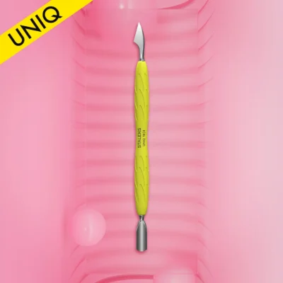 STALEKS UNIQ 10 TYPE 3 Gummy Pusher okrągły wąski i toporek (Żółty)